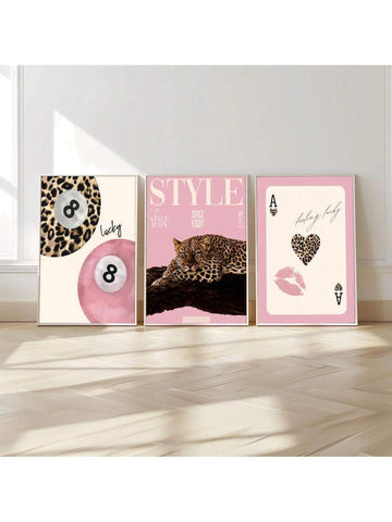Transform your space with this sophisticated leopard print canvas art, a versatile statement piece that brings contemporary elegance to any room. The striking cheetah pattern combines bold visual interest with refined aesthetics, making it ideal for bedrooms seeking personality or living rooms craving upscale style.