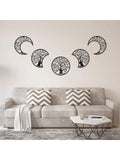 Introduce a touch of elegance to your home with this 5-piece wooden art set inspired by Nordic design. The moon phase wall decor adds a unique and modern aesthetic to any room. Crafted with high-quality wood, this set is durable and perfect for creating a serene and stylish atmosphere.