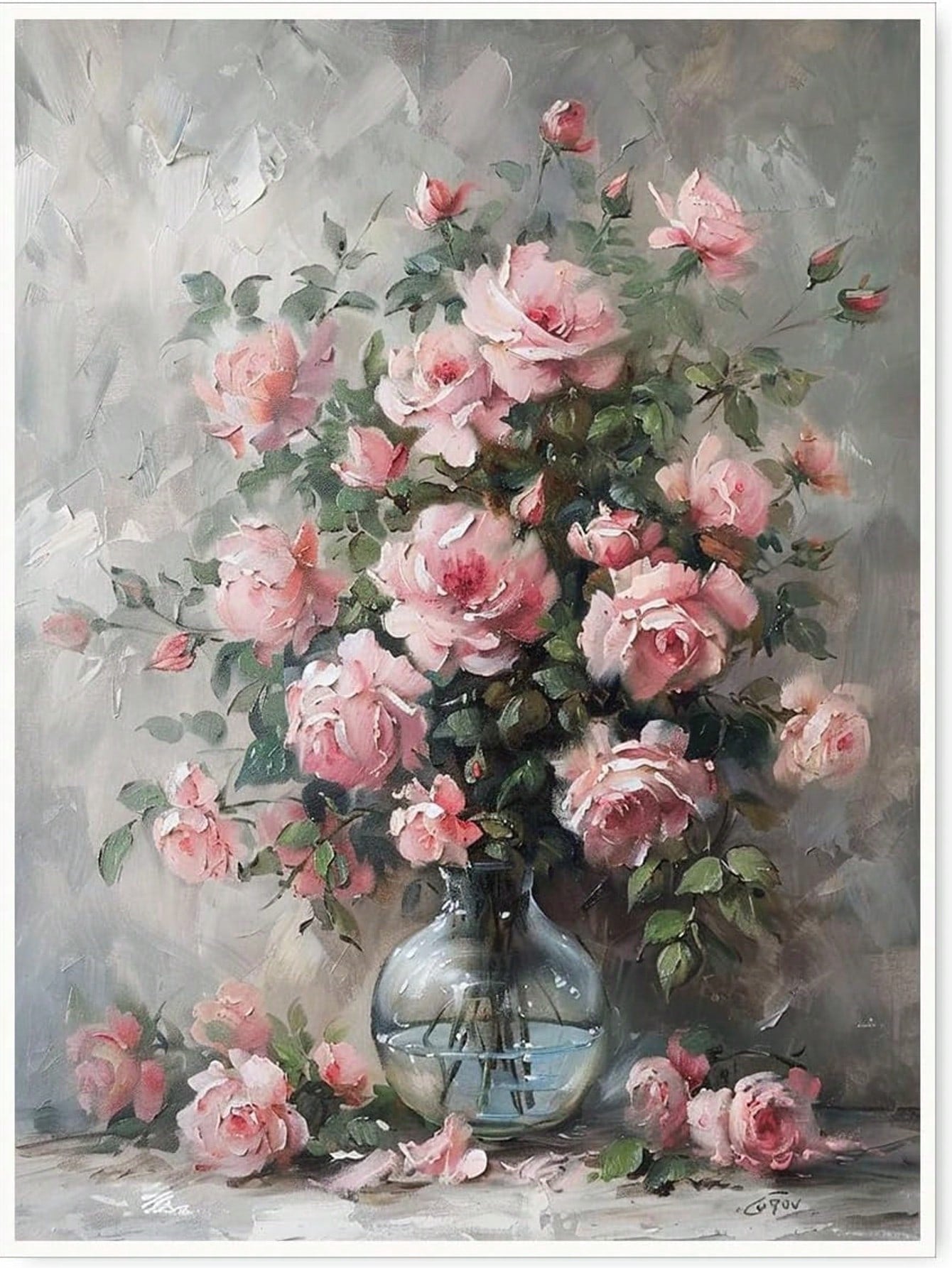 Create a chic and stylish atmosphere in any room with our Elegant Pink Floral Canvas Art Print. This modern wall decor features a beautiful floral design that adds a touch of elegance to your space. Perfect for any room, this print is sure to elevate your home decor.