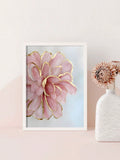 Transform your living space with this sophisticated Pink Peony Canvas Art featuring luxurious gold accents. The unframed design offers versatile placement options while the delicate floral imagery adds a touch of refined elegance to any room. This modern wall decoration combines contemporary aesthetics with timeless botanical beauty, making it an ideal statement piece for discerning interior design enthusiasts.