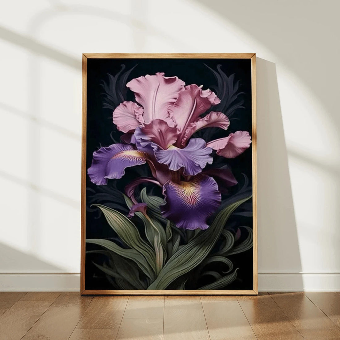 Transform your space with this stunning purple floral canvas art. Featuring delicate botanical patterns in modern and pastoral styles, this versatile piece brings elegance to any room—from dining areas to home offices. Available in multiple formats: framed, unframed, or ready to hang. Crafted on premium canvas with waterproof finish for lasting beauty. The removable design makes it easy to update your décor whenever inspiration strikes. Perfect for adding a sophisticated touch of nature-inspired art to your