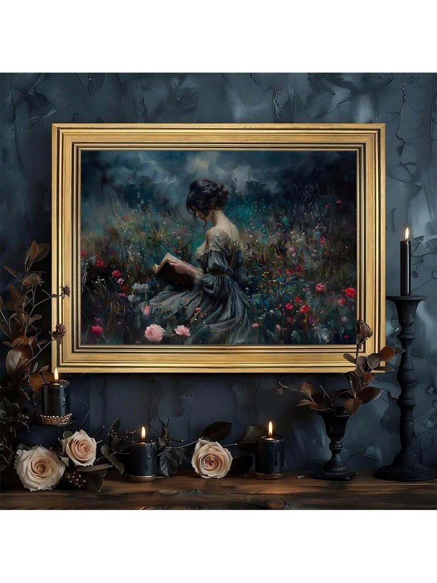 Bring timeless elegance into your space with this stunning Elegant Reading Lady Canvas Art Poster. Featuring a captivating retro Victorian design, this piece celebrates the quiet beauty of a woman lost in her favorite book. Perfect for living rooms, bedrooms, home offices, or any room needing a touch of sophistication. The rich, multicolor palette and classic aesthetic complement both traditional and contemporary décor.