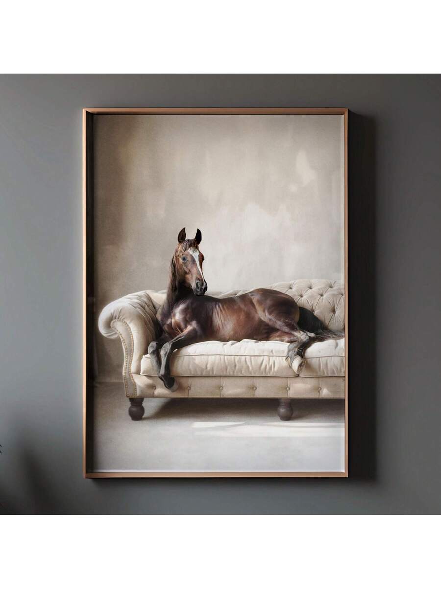 Transform your space with this stunning vintage horse canvas art. Featuring elegant equestrian imagery, this piece brings timeless charm to modern homes and farmhouse interiors alike. Available in multicolor tones, it complements any décor style.