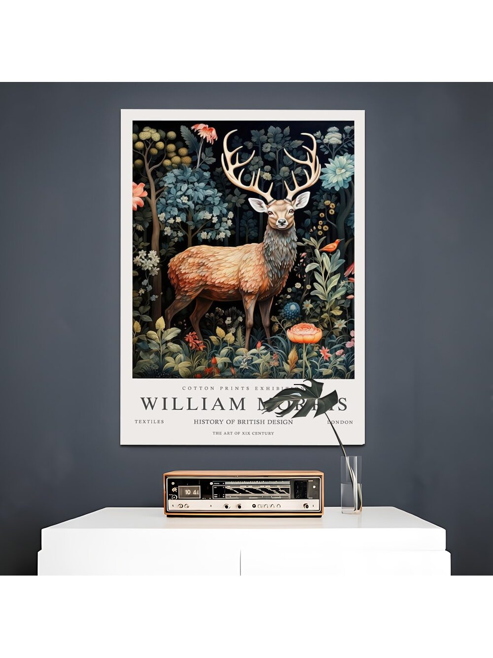 Enhance any space with our Elegant William Morris Framed Canvas Poster. Featuring the timeless artwork of William Morris, this poster is beautifully presented in a high-quality frame made to last. The perfect addition to any art collection, this poster will bring a touch of sophistication to your home or office.