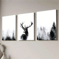 Enhance your natural home decor with the Elegant Woodland Serenity: 3-Piece Sylvan Beauty Antler Canvas Art Set. Featuring elegant antler designs, these canvas prints add a touch of serene beauty to any room. Made with high-quality materials, this set is perfect for nature lovers and art enthusiasts alike.