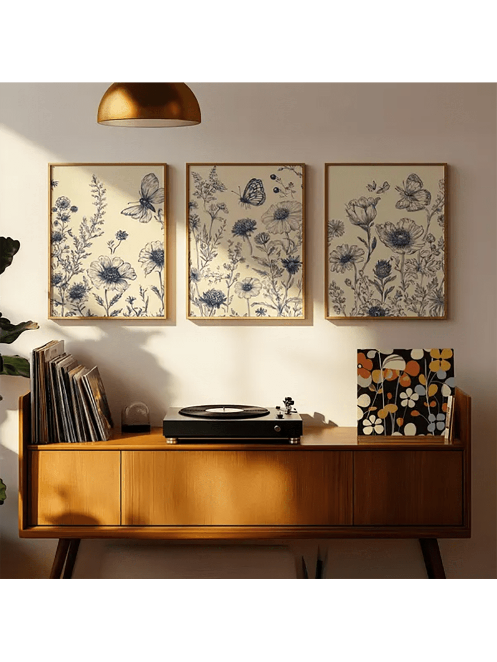 Elevate your living space with this expertly crafted set of three Chinoiserie floral canvas prints. Each piece showcases intricate floral motifs inspired by traditional Chinese artistry, rendered with a modern aesthetic to complement contemporary interiors. Perfectly balanced in color and detail, these prints bring a refined elegance and cultural richness to any room, enhancing your home decor with timeless beauty and sophistication.