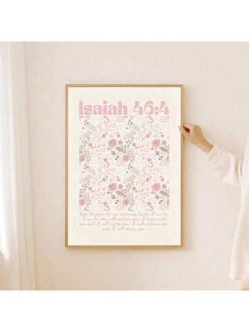 Elevate your living space with this Minimalist Floral Bible Verse Wall Art, an unframed canvas print designed for modern home décor. Its clean, understated floral design complements contemporary interiors while the inspiring Bible verse adds a meaningful touch. Perfect for creating a serene and reflective atmosphere, this piece blends simplicity with spiritual elegance, making it an ideal addition to any room seeking subtle yet impactful decoration.