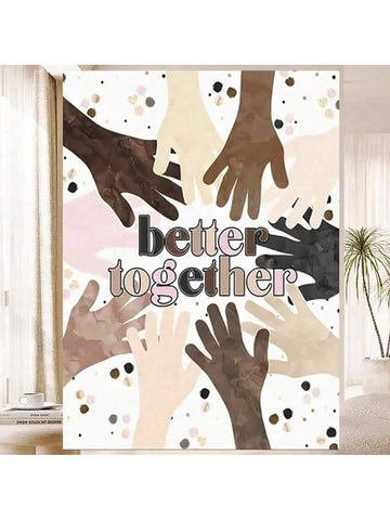 Celebrate inclusivity and creativity with this framed canvas art, designed to enhance any home or office space. Its vibrant design not only adds a sophisticated aesthetic but also promotes a message of diversity and unity. Crafted with quality materials, this piece offers durability and a polished finish, making it a meaningful and lasting addition to your decor. Ideal for inspiring conversations and fostering an inclusive environment, it seamlessly blends art with purpose.