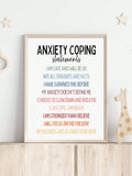 Enhance your space with the Emotional Regulation Rainbow Poster, a thoughtfully designed wall art piece featuring practical coping techniques to support anxiety relief. This vibrant, easy-to-follow guide promotes mindfulness and emotional balance, making it an ideal addition to bedrooms, offices, or therapy rooms. Combining aesthetic appeal with expert-backed strategies, this poster helps foster a calming environment while educating on effective emotional regulation methods.