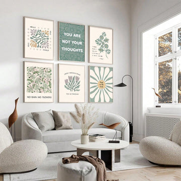 Enhance your office decor with our Empower Your Space Canvas Posters. This set of six inspiring mental health posters serves as a reminder to prioritize well-being in the workplace. Each poster features a unique message to uplift and motivate employees. Transform your space and promote a positive and supportive work environment.