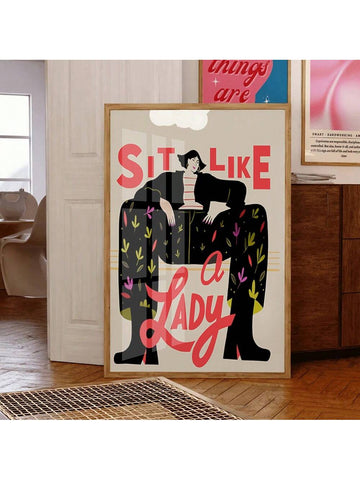 Elevate your environment with the "Sit Like A Lady" minimalist canvas art print, a refined statement piece championing equality and gender empowerment. Its clean design complements modern interiors while inspiring thoughtful reflection on social progress. Crafted for durability and visual impact, this artwork serves as both a decorative element and a catalyst for meaningful conversations about empowerment and inclusivity. Ideal for personal spaces or professional settings seeking to promote progressive valu