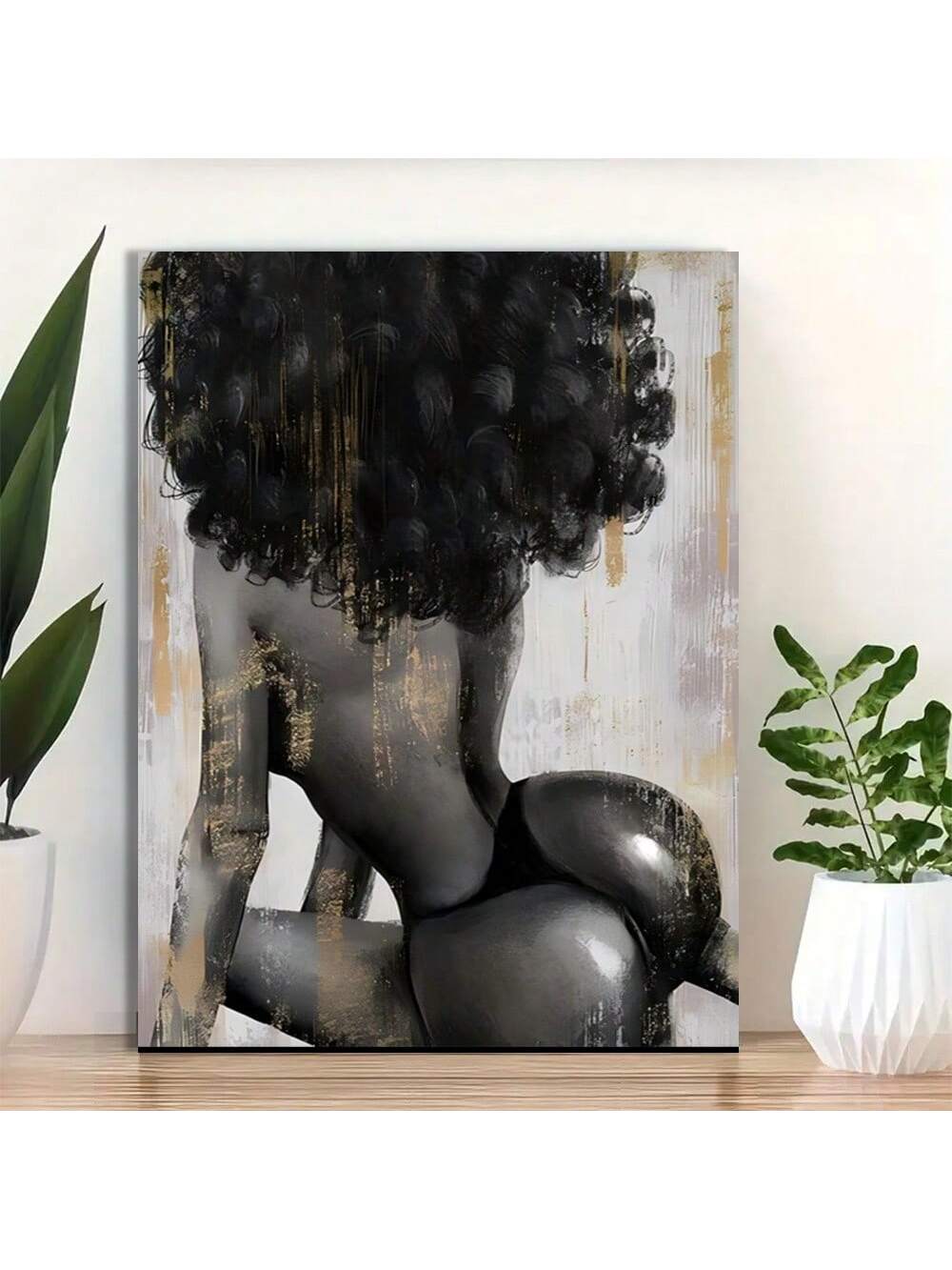 This canvas wall art celebrates and empowers African American women through powerful imagery and messages. Made from high-quality materials, this piece is both a beautiful addition to any space and a meaningful statement about diversity and empowerment.