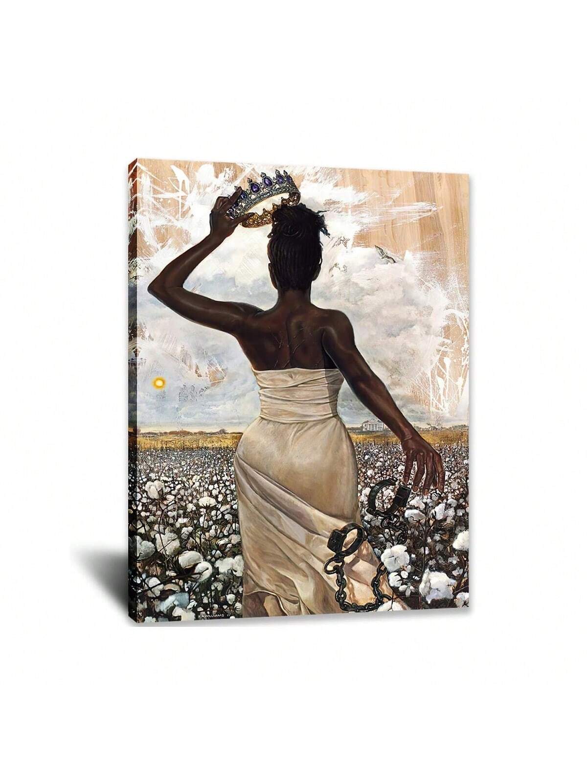Elevate your space with our Empowering African Queen Canvas Print. This inspiring wall art showcases a powerful queen, adding a touch of culture and inspiration to any room. Bring the beauty and strength of Africa into your home with this stunning piece.