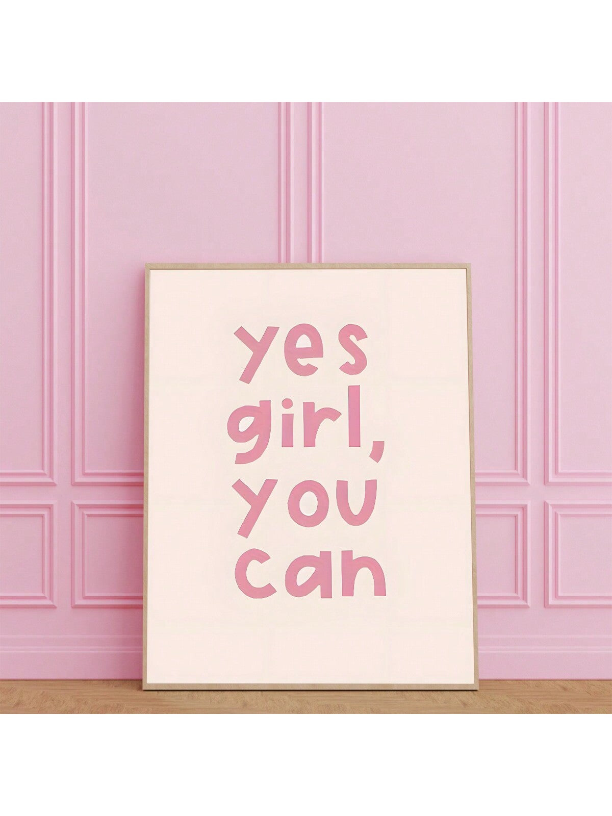 Celebrate confidence and motivation with the "Yes Girl, You Can!" canvas print. This inspirational artwork is designed to empower girls, making it a perfect addition to any home decor or a thoughtful gift. Crafted with quality materials, it offers a vibrant and lasting display that encourages positivity and self-belief every day. Ideal for bedrooms, study areas, or creative spaces, this canvas print serves as a daily reminder of strength and potential.