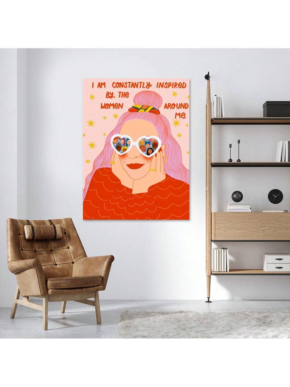 Featuring powerful quotes from inspirational women, the Empowerment Vibe Canvas Art is perfect for modern spaces. Let these words of wisdom serve as a reminder of your own strength and potential. Elevate your surroundings with this motivational piece.