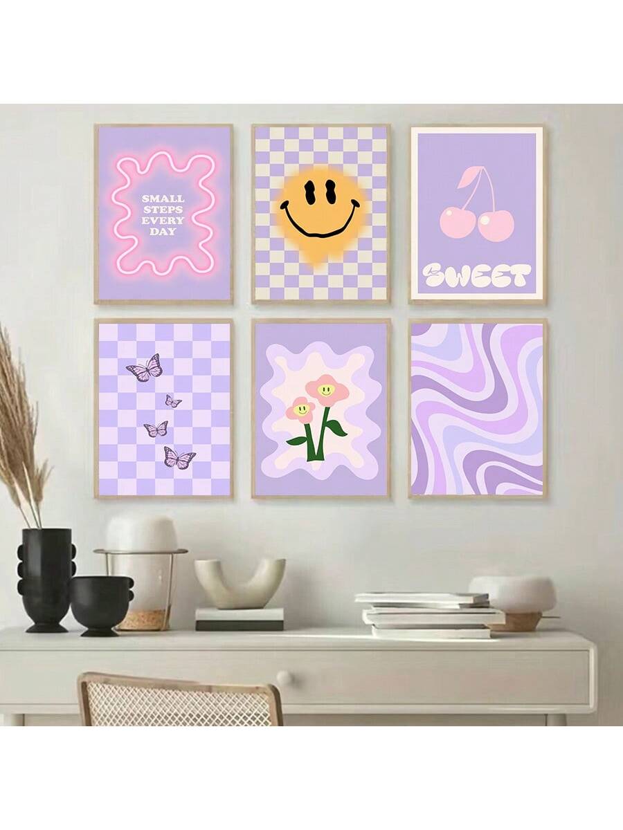 Transform your living space into a serene and mystical oasis with our Enchanted Aura 6-piece wall art set. Featuring a stunning purple gradient design, each piece exudes spiritual energy and calming vibes. Elevate your home decor and cultivate a peaceful environment with this enchanting collection.
