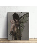 Experience the allure of Gothic elegance in your space with our Enchanting Dark Wings Canvas Art. Delicately detailed and expertly crafted, this piece adds a touch of mystery and sophistication to any room. Made with high-quality canvas and ink, it's a stunning addition to your home decor.