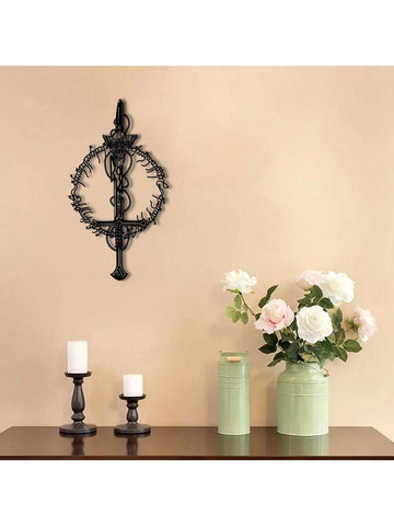 Experience the magic of Middle-Earth with this enchanting metal wall art featuring the iconic "Power of the Ring" design. Crafted from high-quality metal, this stunning piece will add a touch of fantasy and adventure to any room. Perfect for lovers of the beloved fantasy series, this wall art is a must-have for any true fan.