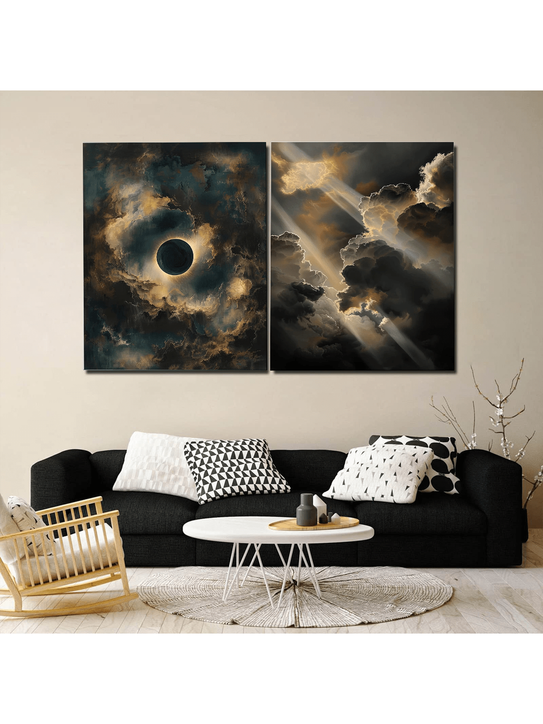 Elevate your space with the Enchanting Moody Eclipse Wall Art Set, designed to complement dark academic aesthetics. This celestial-themed collection brings a sophisticated, moody ambiance to living rooms, bedrooms, or offices. Each piece captures the mysterious beauty of an eclipse, offering a subtle yet striking focal point that enhances intellectual and contemplative environments. Crafted for those who appreciate refined, atmospheric decor, this set seamlessly blends art and astronomy to inspire and capti