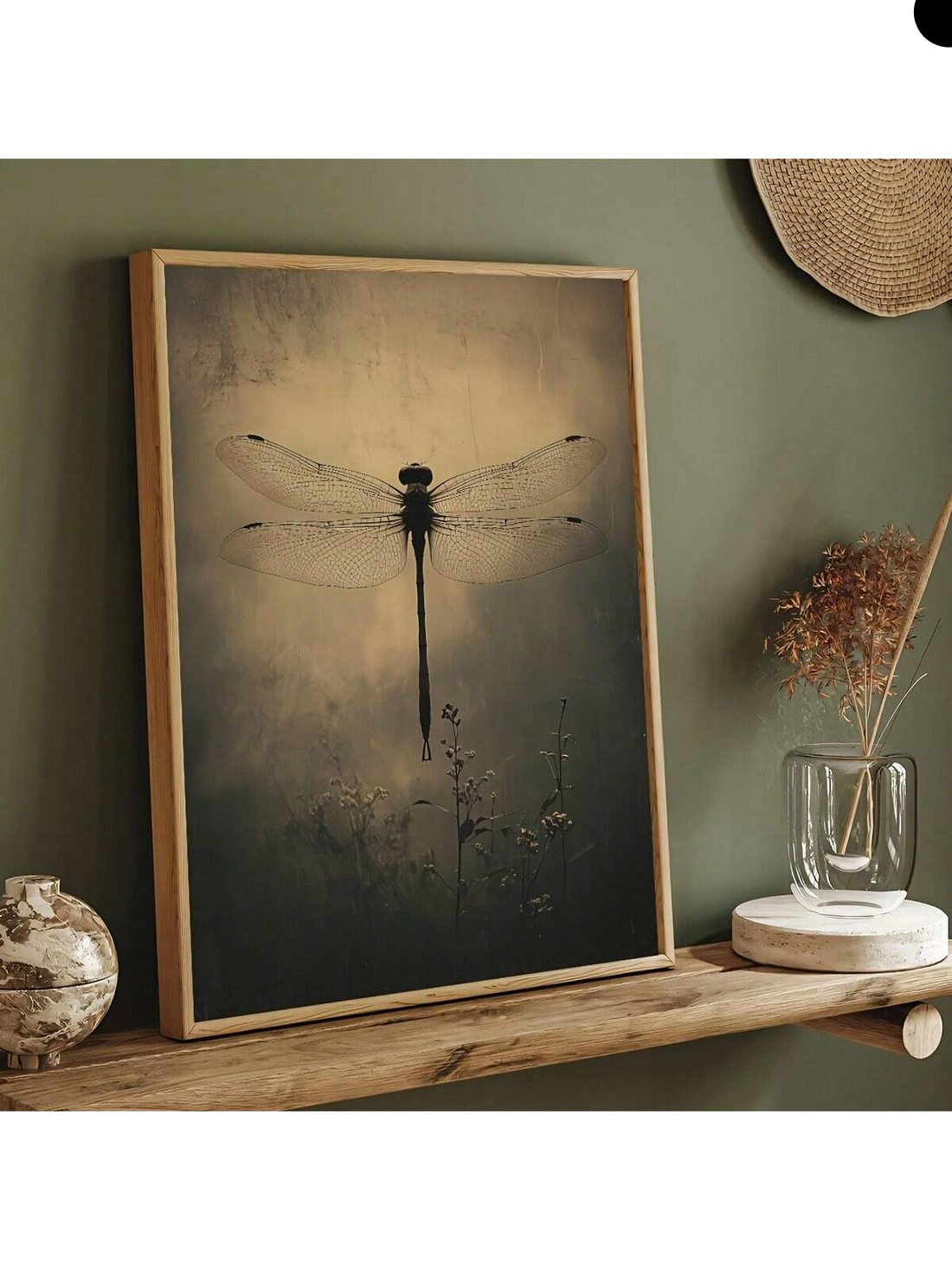 Elevate your interior with this captivating vintage Gothic dragonfly art poster, a striking fusion of natural elegance and dark aesthetic appeal. Rendered on premium waterproof canvas, this unframed piece showcases intricate detailing that captures the delicate complexity of dragonflies through a moody, sophisticated lens.