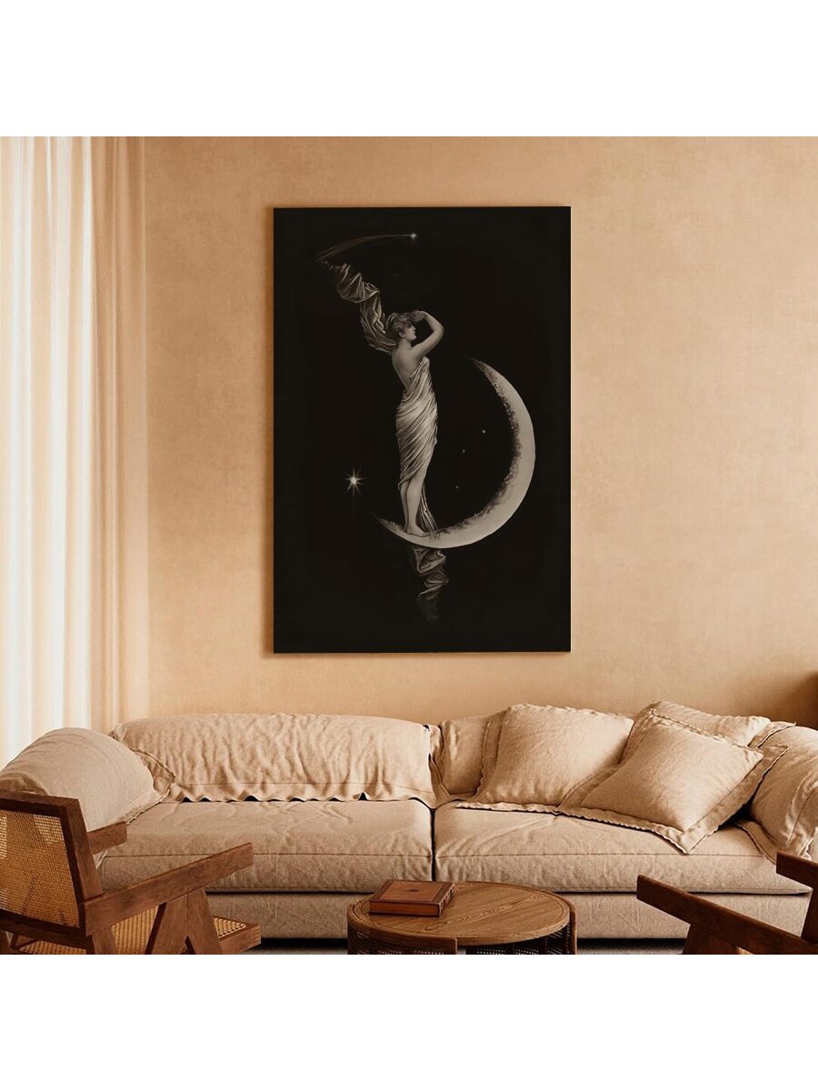 Elevate your living space with our Enchanting Vintage Gothic Witch Canvas Art. Perfect for your bedroom or living room, this unique piece adds a touch of magic and intrigue to any room. Made with high-quality materials, this canvas art is a stunning addition to your home decor.