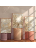 Elevate your space with this Chic 3-Piece Abstract Canvas Wall Art Set, featuring a modern soft rays design that complements stylish homes, dorms, and offices. Each piece is crafted with precision to deliver subtle gradients and harmonious tones, adding a sophisticated touch to any room. Durable materials ensure lasting vibrancy, while easy-to-hang canvases provide effortless installation. This set offers a refined aesthetic that enhances your environment with contemporary elegance and visual interest.