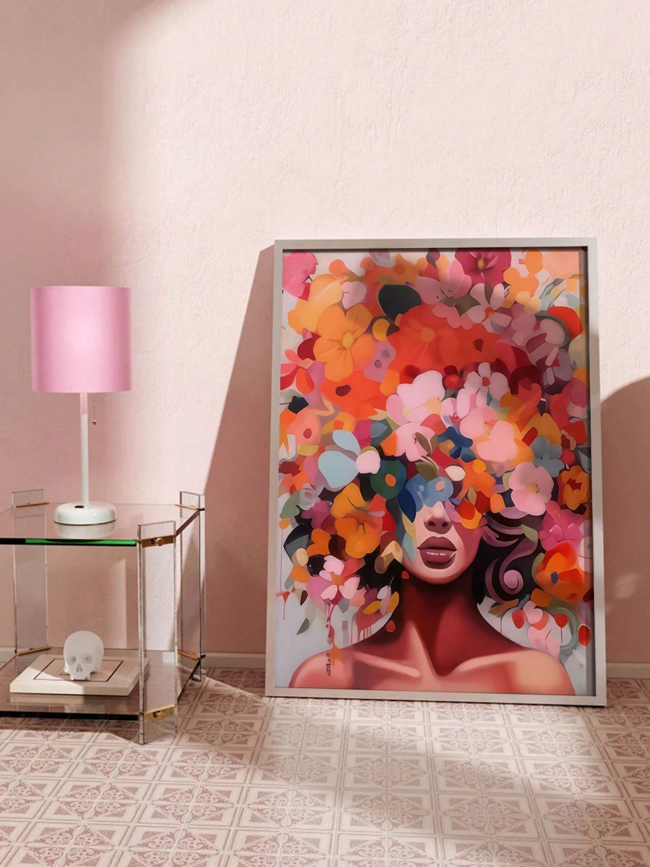 Enhance your living space with our stunning Floral and Female Portraits Canvas Wall Art. This beautiful décor adds a touch of elegance to bedrooms, offices, and more. With its intricate floral designs and captivating female portraits, it brings a sense of tranquility and sophistication to any room.