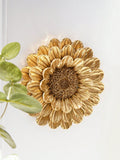 Introduce a touch of European elegance to your home or hotel with this stunning handmade 3D flower wall decoration. The intricate design and high-quality craftsmanship add a touch of sophistication to any room. Perfect for adding dimension and beauty to your interior design.