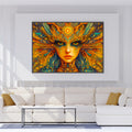 Transform your living space into a dreamland with our Fantasy Art Canvas Wall Decor. Featuring a captivating Mystical Portrait, this high-quality canvas is perfect for your living room, sofa backdrop, bedside decoration, or any other space in your home needing a touch of magic.