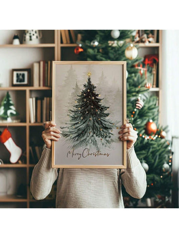 Bring seasonal warmth to any space with this striking Christmas tree canvas art print. Expertly crafted with vibrant holiday colors and festive details, this piece transforms walls into focal points of yuletide charm. The versatile design complements living rooms, bedrooms, and offices alike, adding sophisticated holiday spirit without overwhelming your décor. High-quality canvas construction ensures lasting durability and fade resistance, while the ready-to-hang format makes installation effortless. Perfec