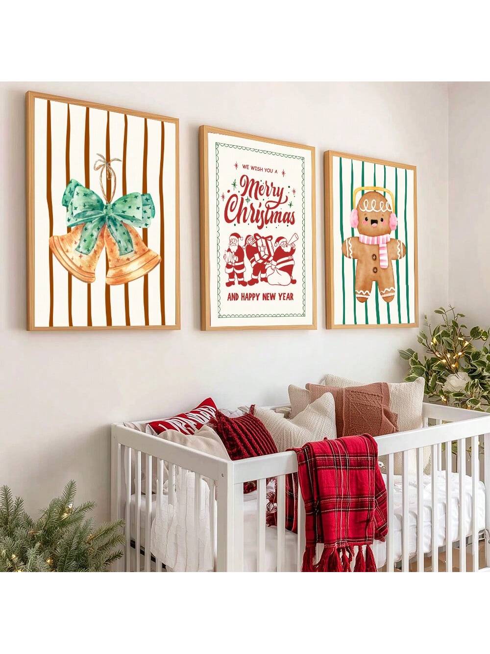 Transform your home into a holiday haven with these vibrant Festive Christmas Wall Art Prints. Featuring timeless "Merry Christmas" and "Happy New Year" designs, these canvas pieces bring warmth and cheer to any room. Perfect for living rooms, bedrooms, or entryways, they combine festive spirit with sophisticated aesthetics. Each print captures the essence of the season with rich colors and elegant typography that complements both traditional and contemporary décor. Ideal for holiday decorating or as though