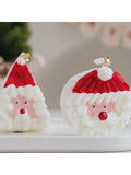 Indulge in the holiday spirit with our Festive Delight: Handmade Santa Claus Candle. The cake-shaped design and scented wax bring cheer to any room. Made by hand and shaped like Santa, this candle is the perfect addition to your Christmas decor.