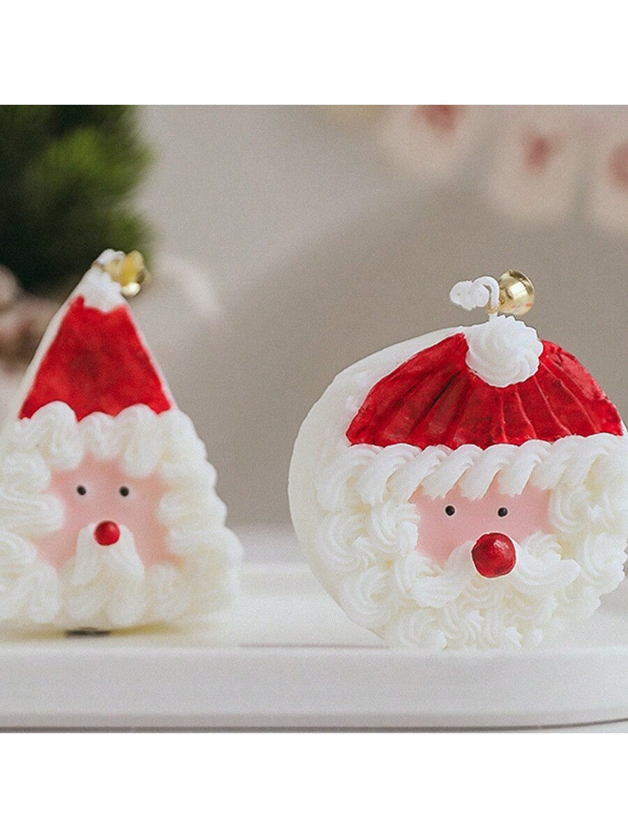Indulge in the holiday spirit with our Festive Delight: Handmade Santa Claus Candle. The cake-shaped design and scented wax bring cheer to any room. Made by hand and shaped like Santa, this candle is the perfect addition to your Christmas decor.