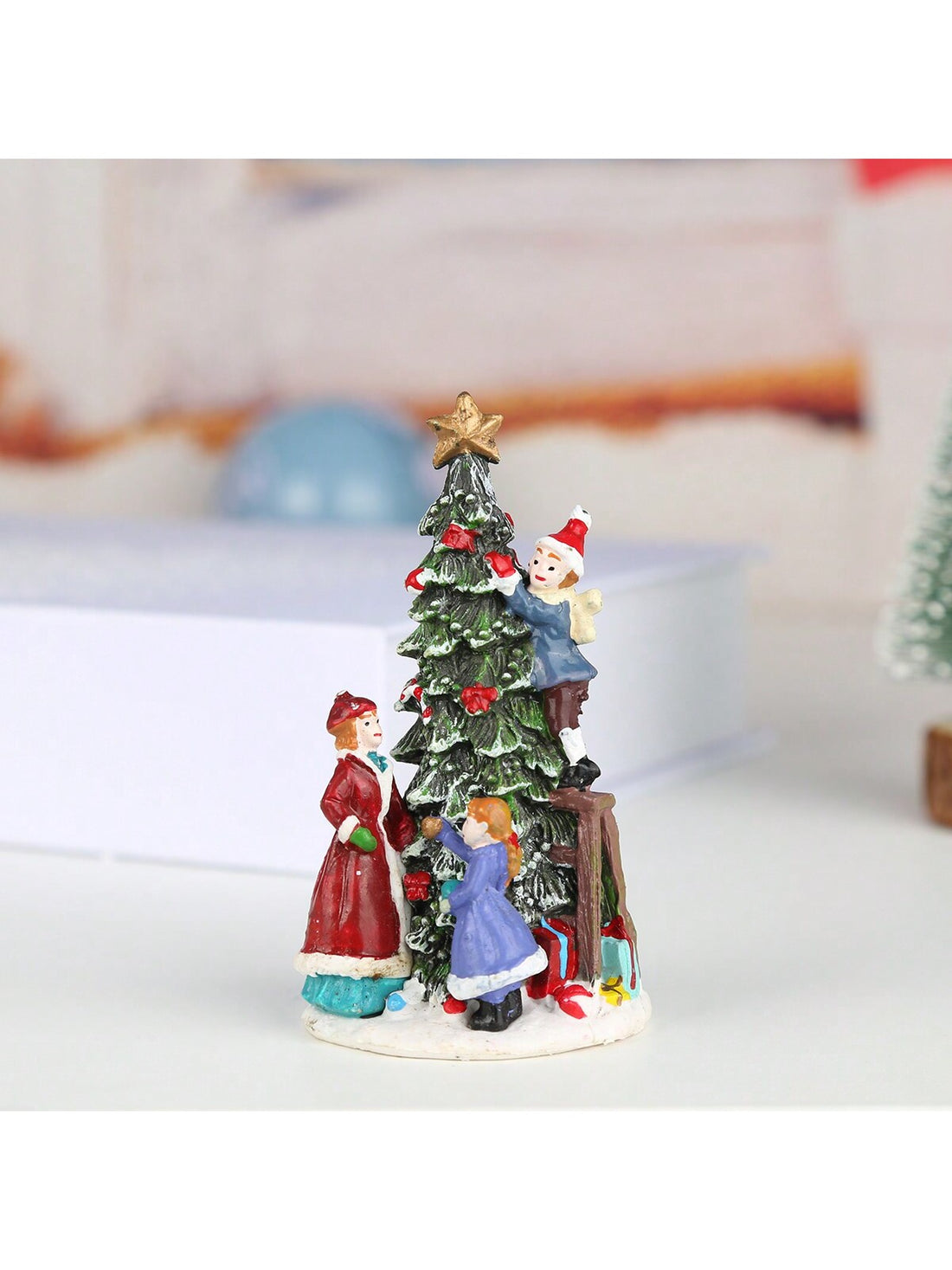 Bring holiday magic to your tree with this charming Santa Claus resin ornament. Expertly crafted with fine detail, this festive piece captures the warmth and joy of Christmas traditions. The durable resin construction ensures lasting beauty year after year, while its unique design makes it an ideal gift for collectors and holiday enthusiasts alike. Whether adorning your own tree or presented as a thoughtful present, this ornament adds character and nostalgia to any seasonal display. A timeless addition to y