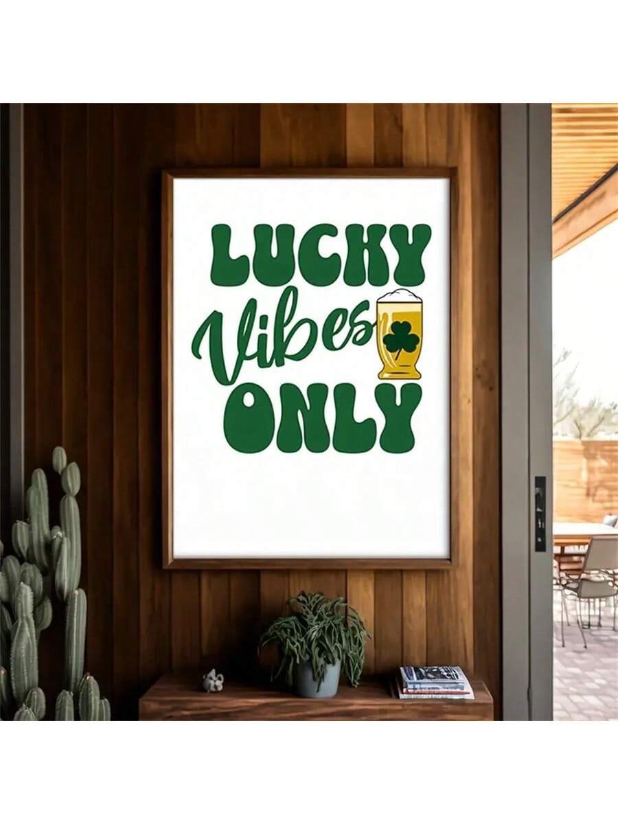 Bring a touch of Irish charm into your home or bar with Festive Spirit: St. Patrick's Day Waterproof Canvas Art. With its waterproof canvas material, this piece is durable and perfect for indoor or outdoor use. Adorn your space with this festive art that celebrates St. Patrick's Day in style.