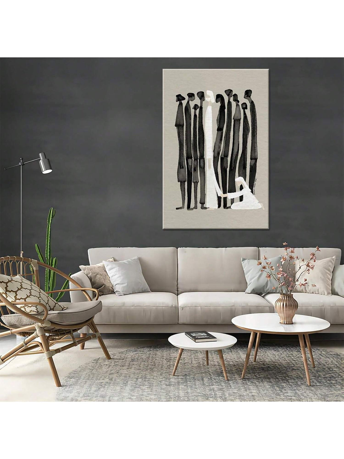 This framed canvas art beautifully captures a profound moment of faith, depicting a woman touching Jesus. Designed as inspirational Christian wall decor, it adds a meaningful and serene touch to any room. Its high-quality craftsmanship ensures lasting vibrancy and durability, making it an elegant choice for those seeking to enrich their space with spiritual significance and artistic expression.