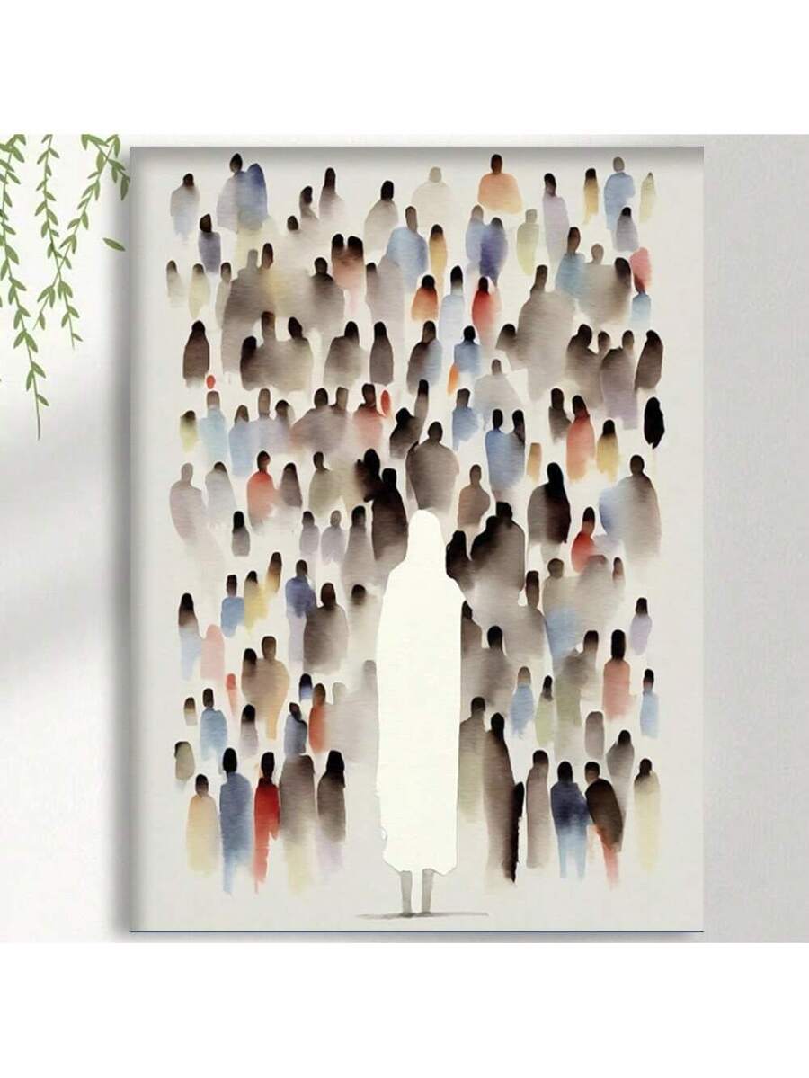This framed poster features a powerful image of Jesus feeding the 5000, serving as an inspiring reminder of his compassion and abundance. Perfect for adding a touch of faith-based decor to your home or office, this poster will serve as a constant source of inspiration and motivation.