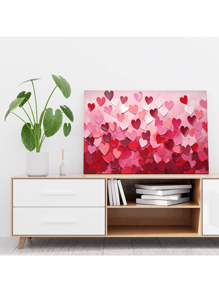 Introduce a touch of romance to your home with our Framed Love Canvas Wall Art. The stylish design will add a touch of elegance to your bedroom or living room. Made with high-quality materials, it's a perfect addition to any home decor. Feel the love every time you admire this beautiful piece of art.