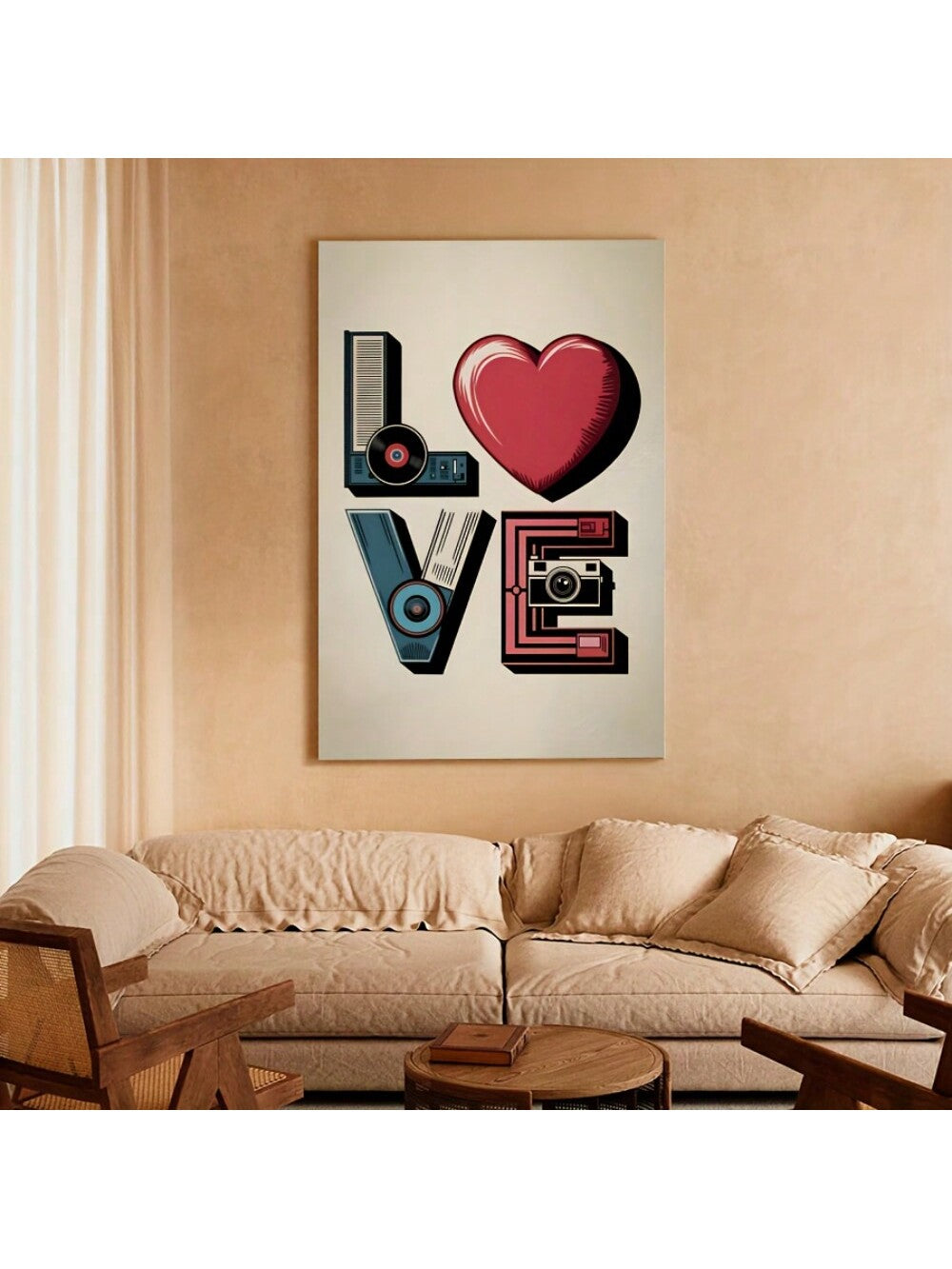 Elevate your home decor with our Framed Love Letters Canvas Poster, the perfect addition to any romantic space. This Valentine's Day, express your love through stunning wall art. Made with high-quality materials and beautifully framed, our canvas poster adds a touch of elegance to any room.
