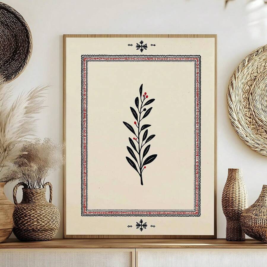 Bring timeless elegance to your space with this stunning Framed Olive Branch Canvas Wall Art. Featuring traditional Arabic and Islamic design elements, this modern piece seamlessly blends cultural heritage with contemporary aesthetics. The waterproof canvas ensures durability, while the removable frame allows flexible styling options. Perfect for dining rooms, bedrooms, or living spaces, this versatile artwork celebrates the symbolism of the olive branch—representing peace and prosperity. Whether displayed 