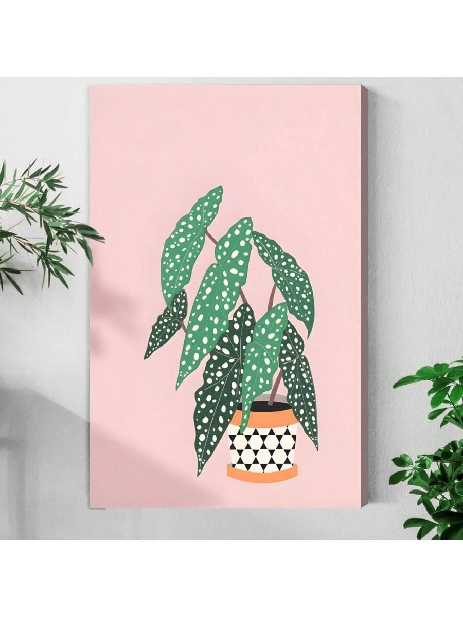 Enhance your living space with our Framed Pink Floral Plant Print Canvas Wall Art. The textured flower design adds a touch of nature to any bedroom or living room. This ready-to-hang piece is sure to impress with its vibrant colors and high-quality frame.