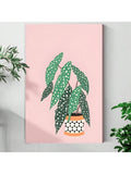 Enhance your living space with our Framed Pink Floral Plant Print Canvas Wall Art. The textured flower design adds a touch of nature to any bedroom or living room. This ready-to-hang piece is sure to impress with its vibrant colors and high-quality frame.
