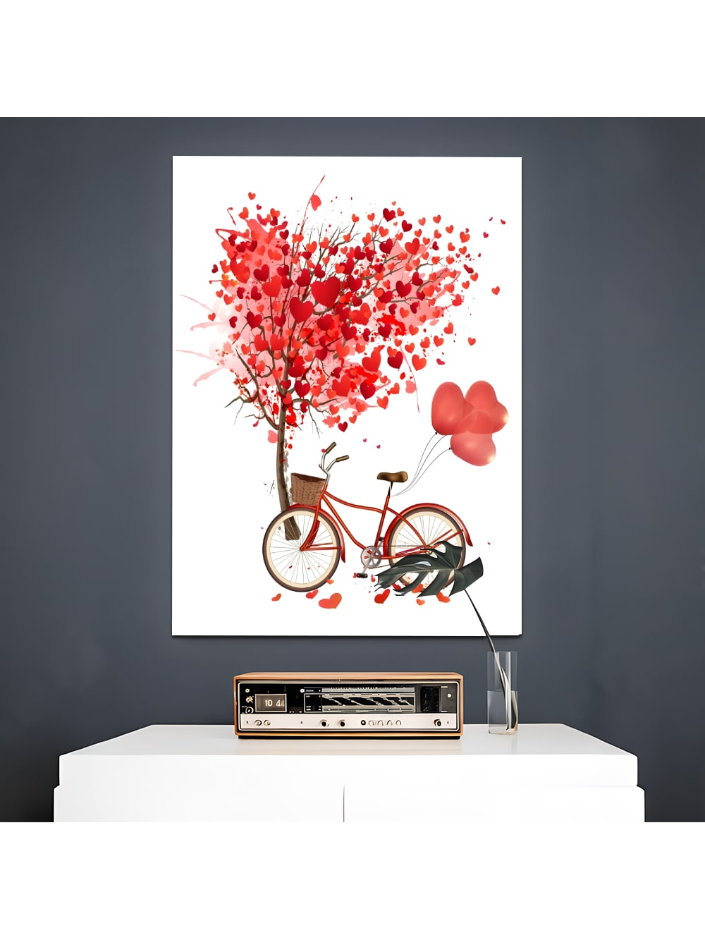 Bring a touch of love and romance into any room with our Framed Valentine's Day Canvas Wall Art. Made with high-quality materials and professionally framed, this love-themed decor adds a special touch to your home. Perfect for Valentine's Day or any day to show your love and affection.