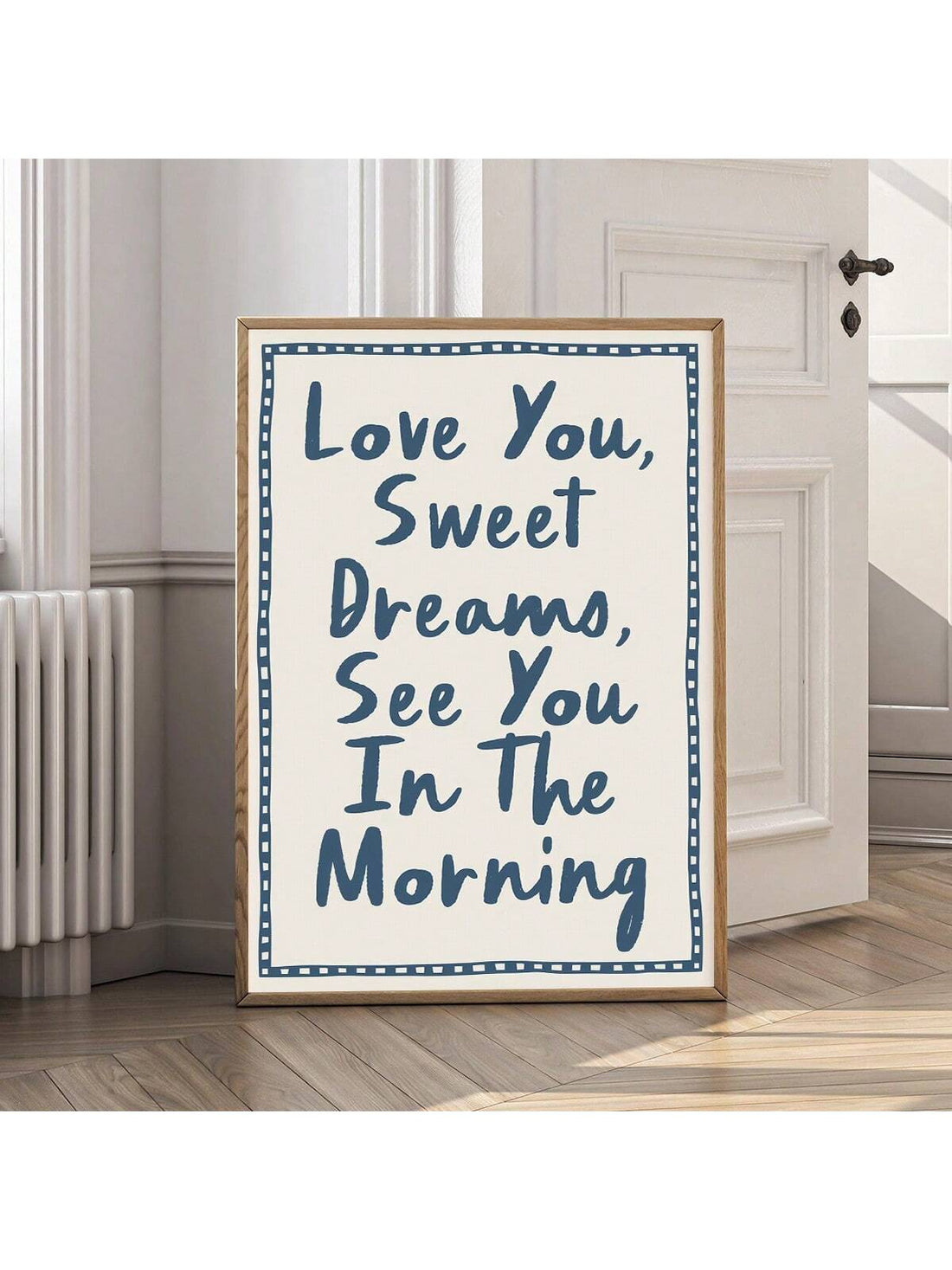 Transform your bedroom into a sanctuary of style with this captivating framed vintage canvas art. 