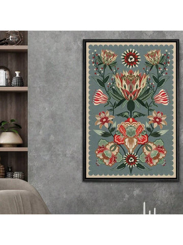 Elevate your living space with this frameless abstract floral canvas, expertly designed to complement minimalist and mid-century modern interiors. Its clean lines and subtle color palette create a sophisticated focal point without overwhelming your décor. Crafted for seamless integration, this art piece enhances ambiance while maintaining a refined, contemporary aesthetic. Ideal for those seeking understated elegance and artistic expression in their home or office.