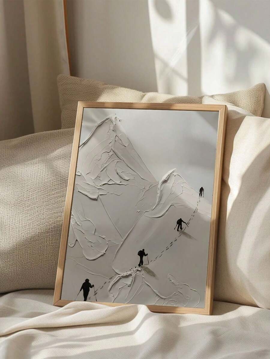 Capture the serene beauty of coastal waves with this Frameless Aerial Surfer Canvas Wall Art. Its boho-inspired ocean scene brings a calming, natural ambiance to your living room, bedroom, or dorm. The frameless design offers a modern, minimalist aesthetic, enhancing any space without overwhelming it. Crafted to highlight the dynamic energy of surfing from a unique aerial perspective, this piece connects outdoor adventure with indoor tranquility, making it a refined choice for art enthusiasts seeking to ele