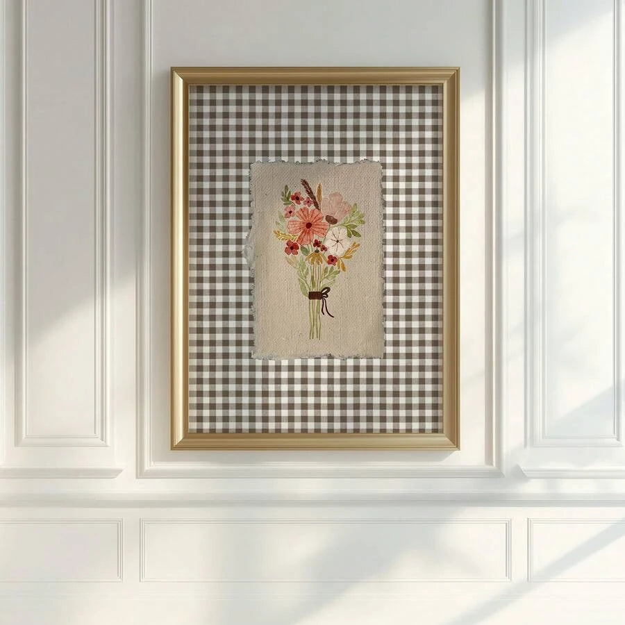 Bring rustic charm to your dining room with this frameless wildflower art print. Featuring delicate botanical designs on high-quality canvas, this unframed painting captures the natural beauty of wildflowers in a modern farmhouse aesthetic. The waterproof material ensures durability and easy maintenance, making it perfect for any room in your home. Display it solo or create a gallery wall for maximum impact. A versatile piece that adds warmth and character to cozy spaces.
