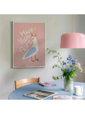 Add a touch of coastal charm with this frameless funny seagull poster print. Featuring a playful seagull against a soft pink beach backdrop, this art piece brings lightheartedness and warmth to any room. Its frameless design allows for easy integration into various decor styles, making it an ideal choice for enhancing beach-themed spaces with subtle humor and vibrant color. Perfect for those seeking unique, expert-curated coastal decor.