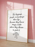 Transform your space with this frameless canvas poster featuring the uplifting message 