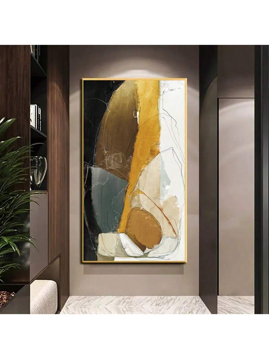 Elevate your living space with this frameless modern abstract square canvas art, designed to complement contemporary interiors. Its sleek, borderless design enhances any bedroom or living room wall, adding a sophisticated artistic touch without overwhelming your décor. Crafted for easy installation, this stylish wall poster brings a refined, minimalist aesthetic that seamlessly integrates with various color schemes and furnishings. Perfect for those seeking to infuse their home with